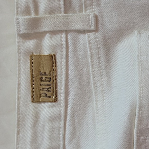 Paige Verdugo Ultra Skinny Jeans Cream/Gold Solstice size 30 - Picture 7 of 16